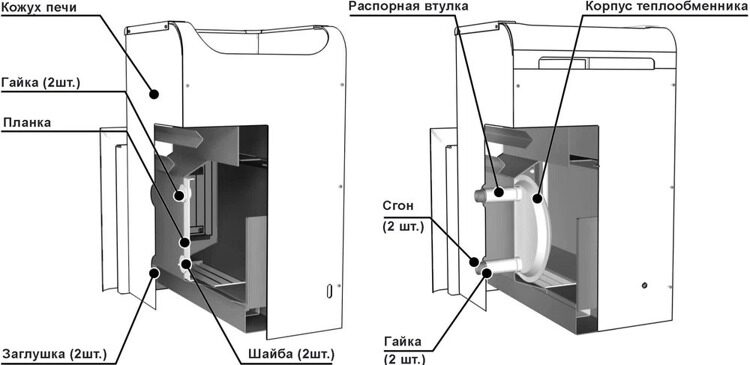 Теплообменник Универсальный ERMAK INOX (1 л) (Ермак)